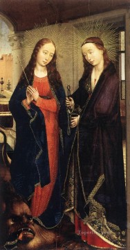 聖マーガレットとアポロニア オランダの画家 ロジャー・ファン・デル・ウェイデン Oil Paintings